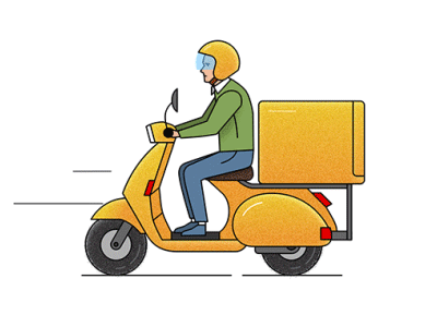 scooter-courier